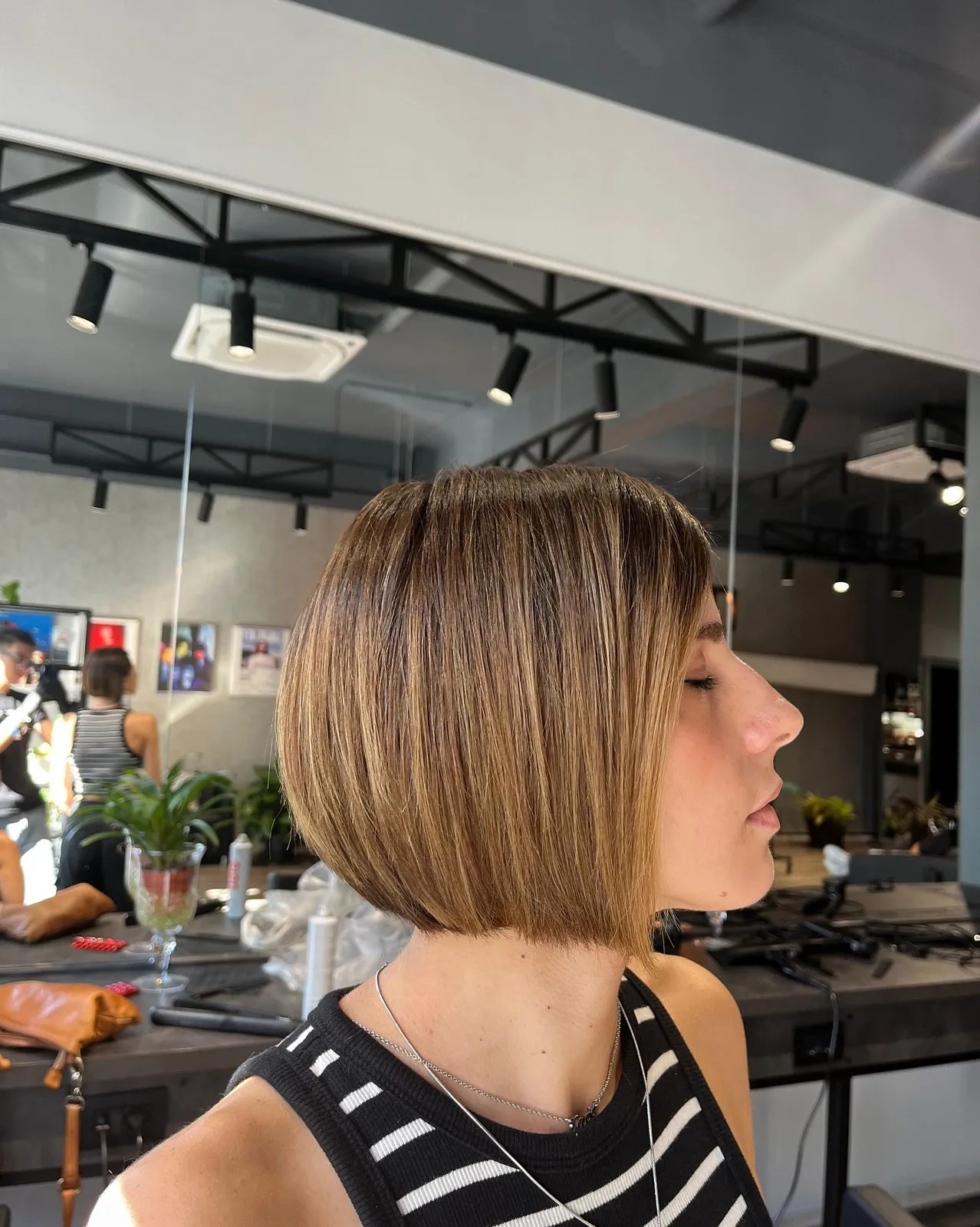 Da lungo a bob, lavoro di Glitch Hair Studio Salon